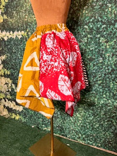 001 Ankara Handkerchief Skirt Short