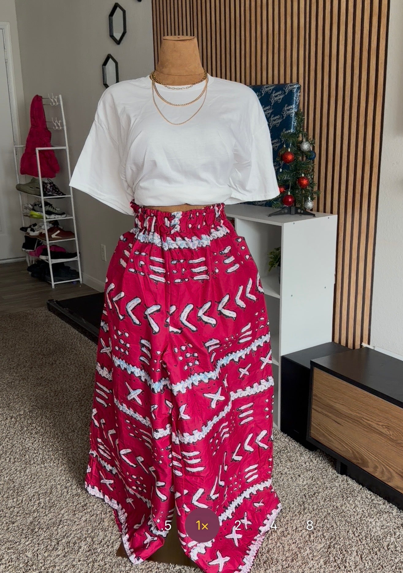 007 African Print Pant, Ankara wide leg palazzo trouser, women clothing's, African unisex pants, Trendy Adire Asoke, Elastic Rope waist. Fits a size 6 to size 16