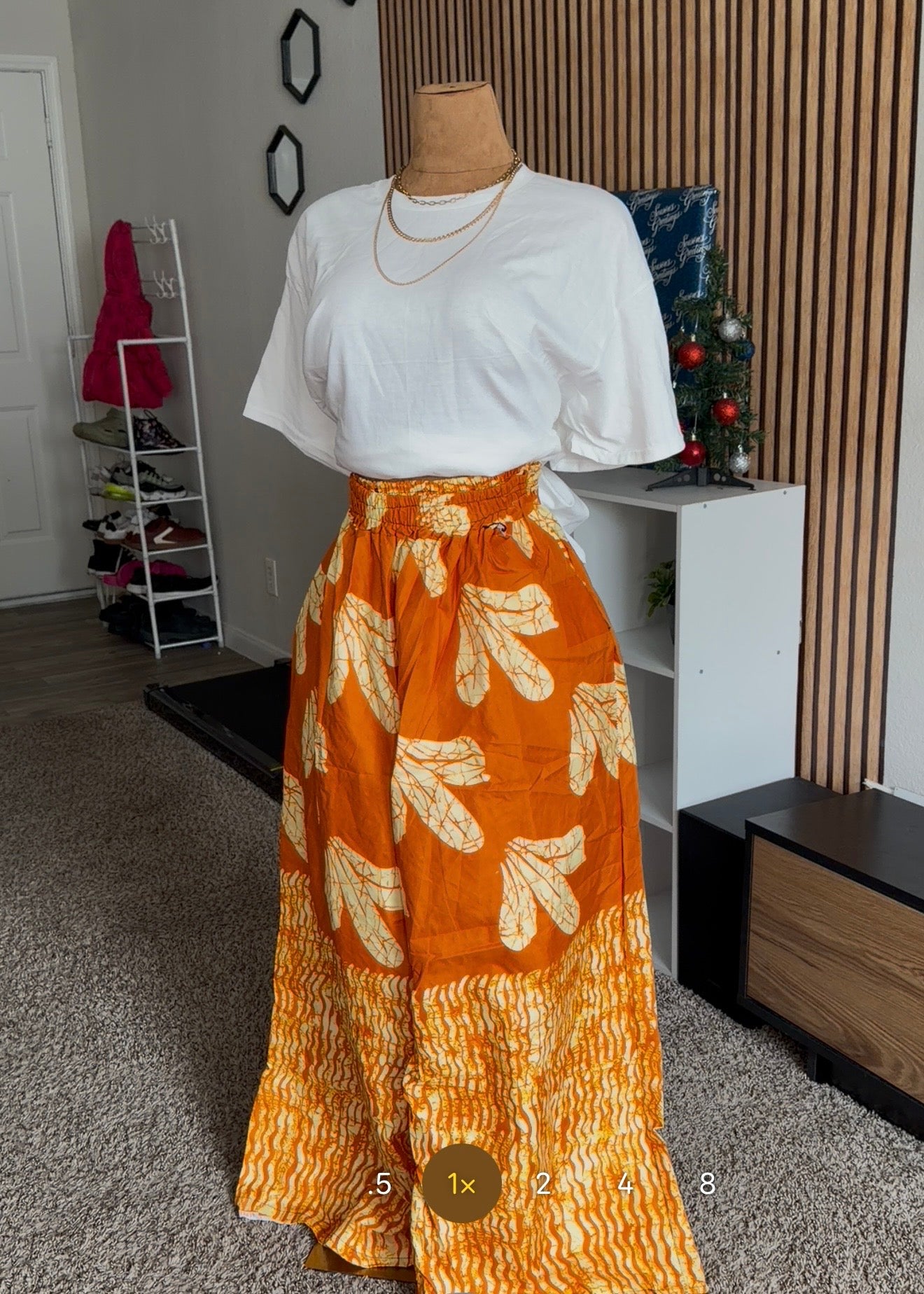 005 African Print Pant, Ankara wide leg palazzo trouser, women clothing's, African unisex pants, Trendy Adire Asoke, Elastic Rope waist. Fits a size 6 to size 16