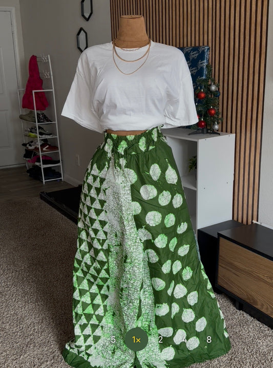 008 African Print Pant, Ankara wide leg palazzo trouser, women clothing's, African unisex pants, Trendy Adire Asoke, Elastic Rope waist. Fits a size 6 to size 16