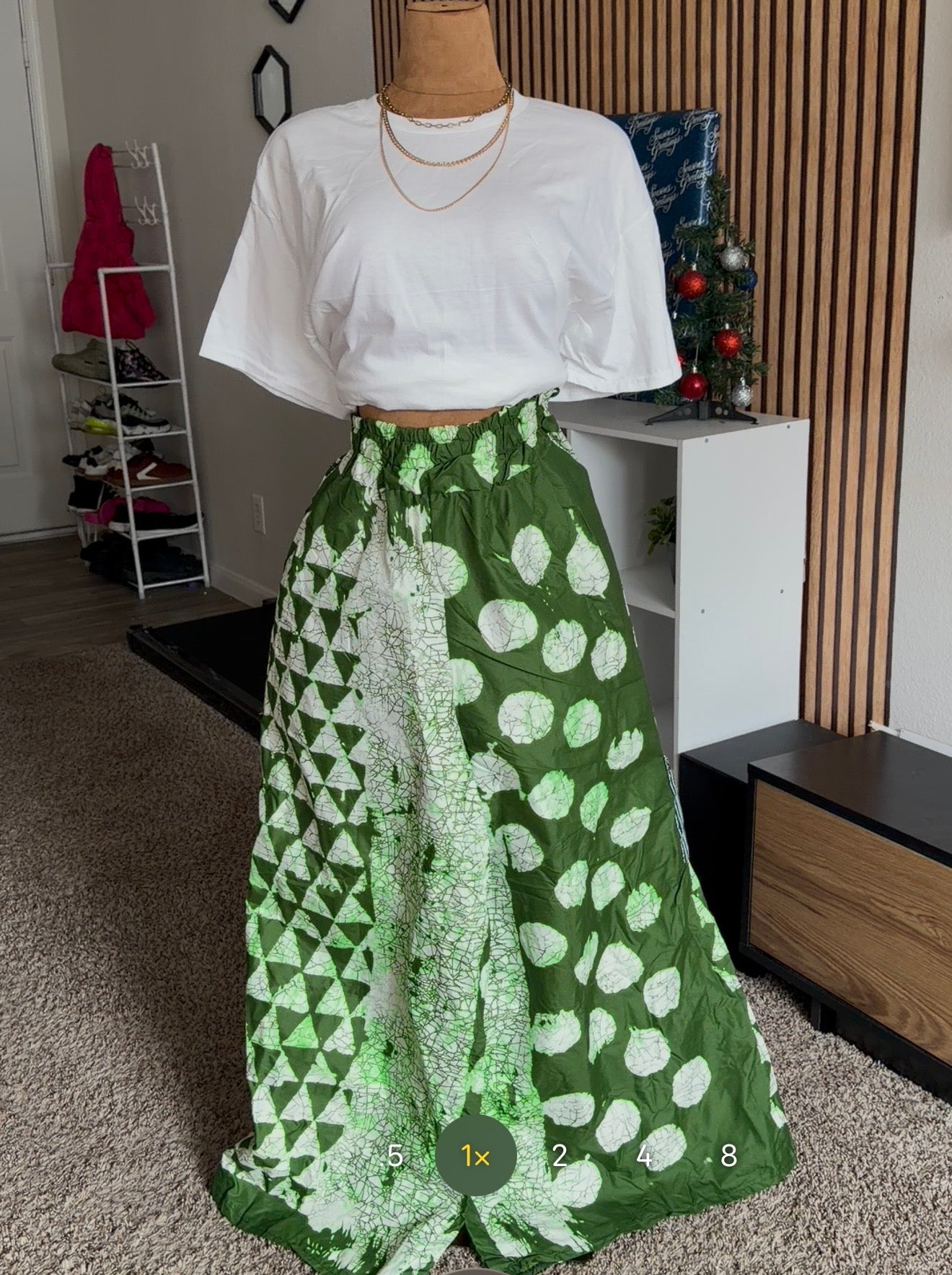 008 African Print Pant, Ankara wide leg palazzo trouser, women clothing's, African unisex pants, Trendy Adire Asoke, Elastic Rope waist. Fits a size 6 to size 16