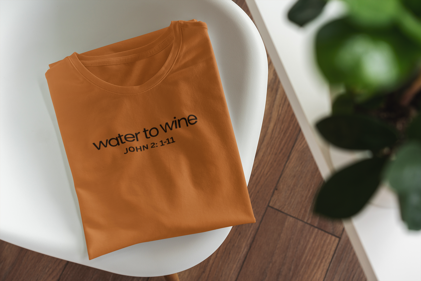 WATER TO WINE FAITH BIBLE VERSE T-SHIRT