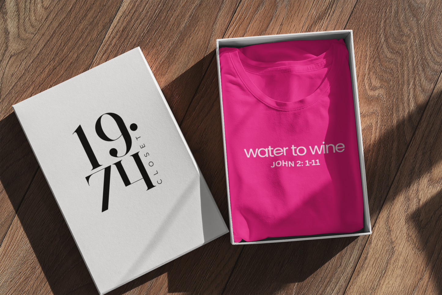 WATER TO WINE FAITH BIBLE VERSE T-SHIRT